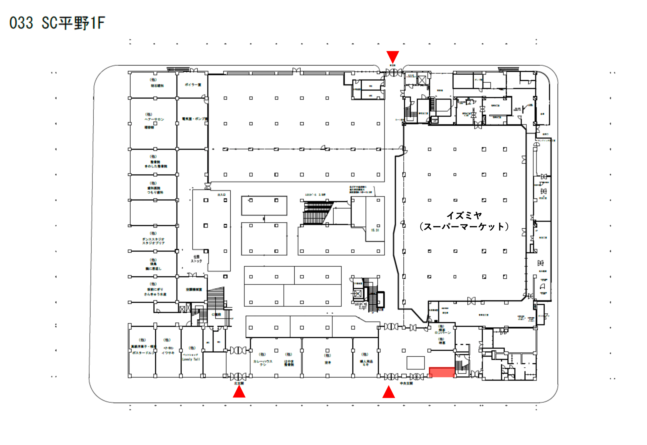 033_スペース001の図面・フロアマップ