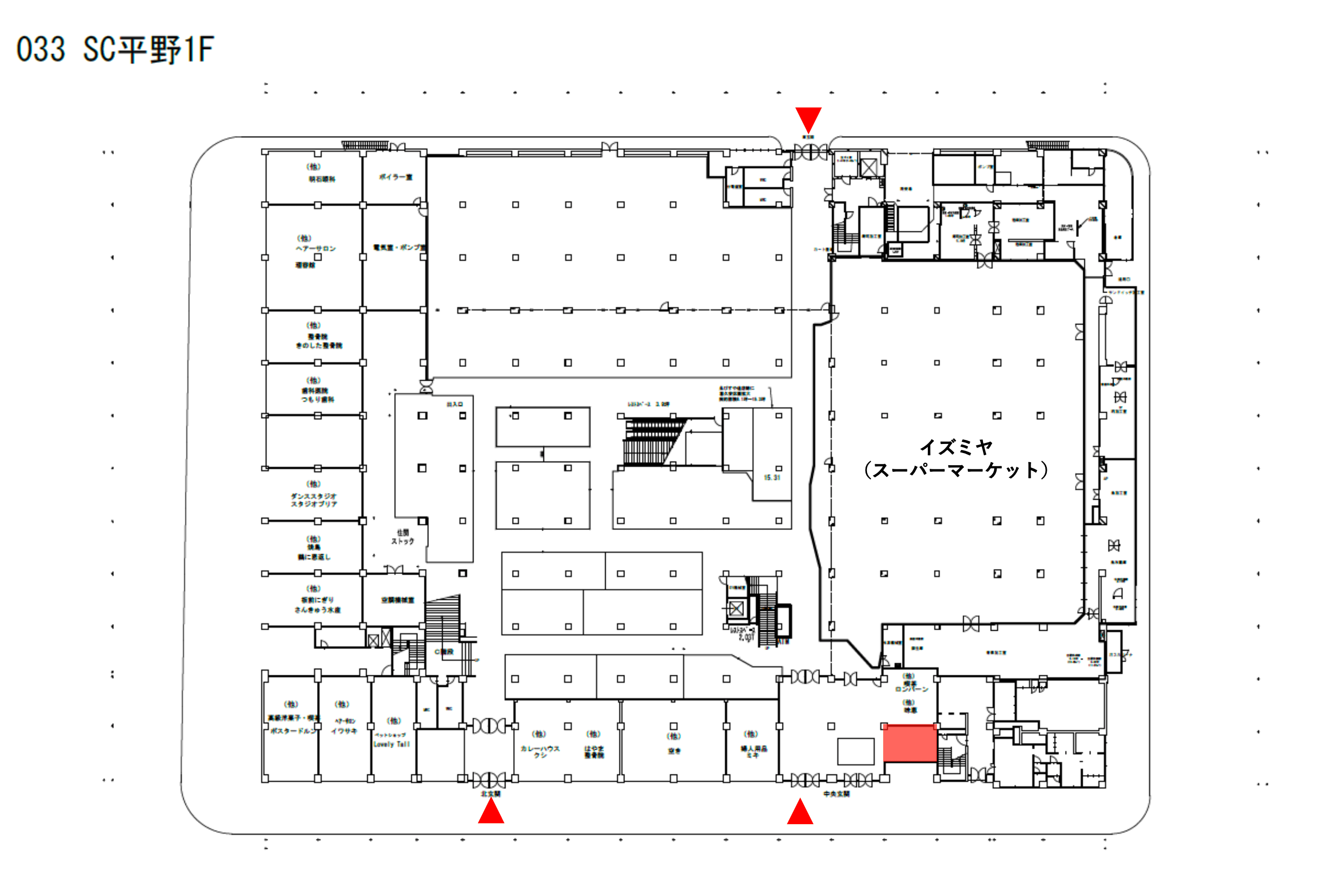 033_スペース002の図面・フロアマップ