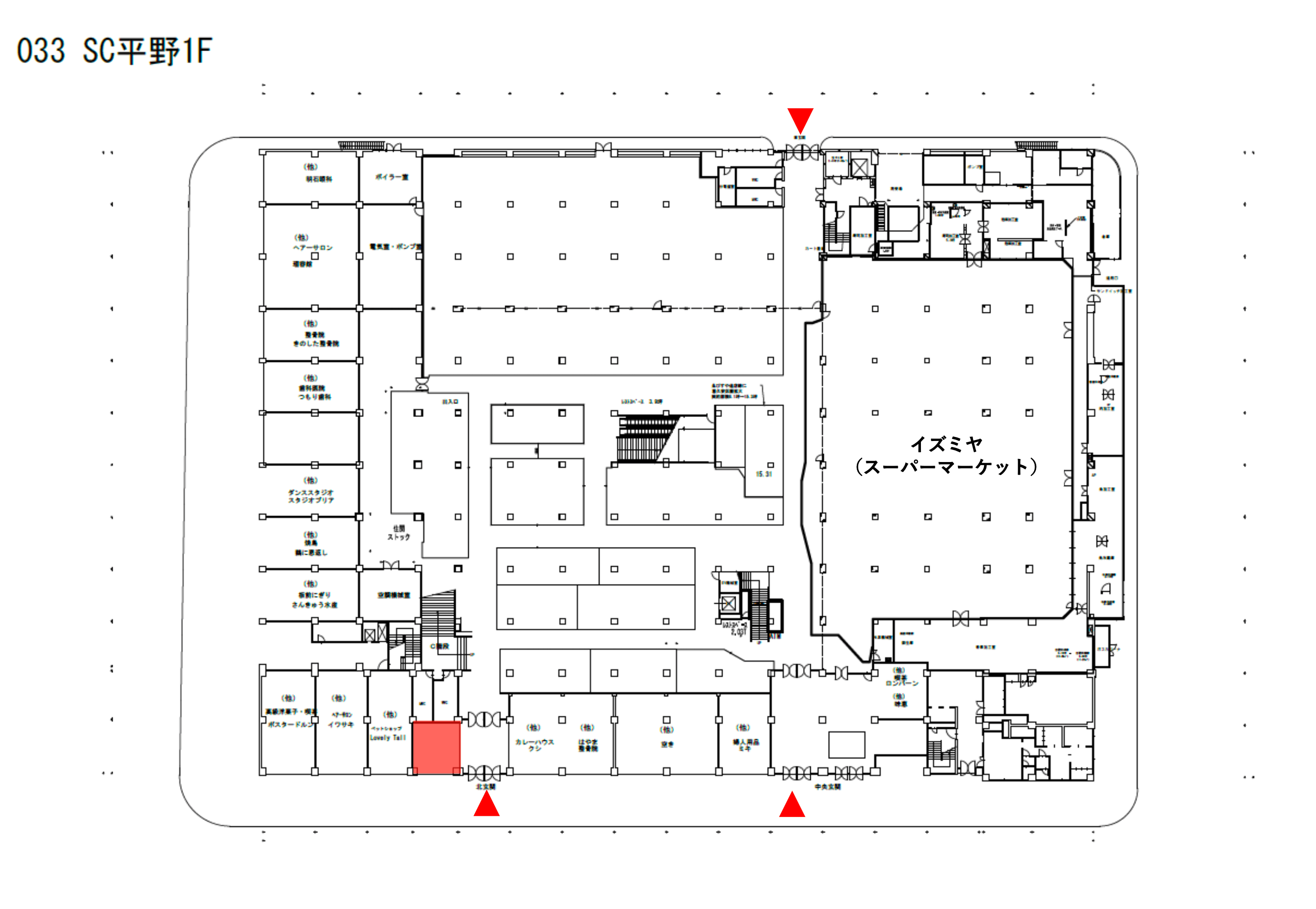 033_スペース003の図面・フロアマップ