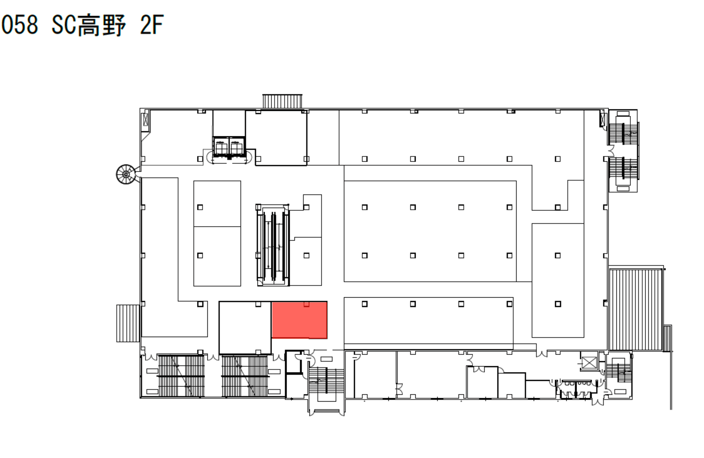 058_スペース002の図面・フロアマップ