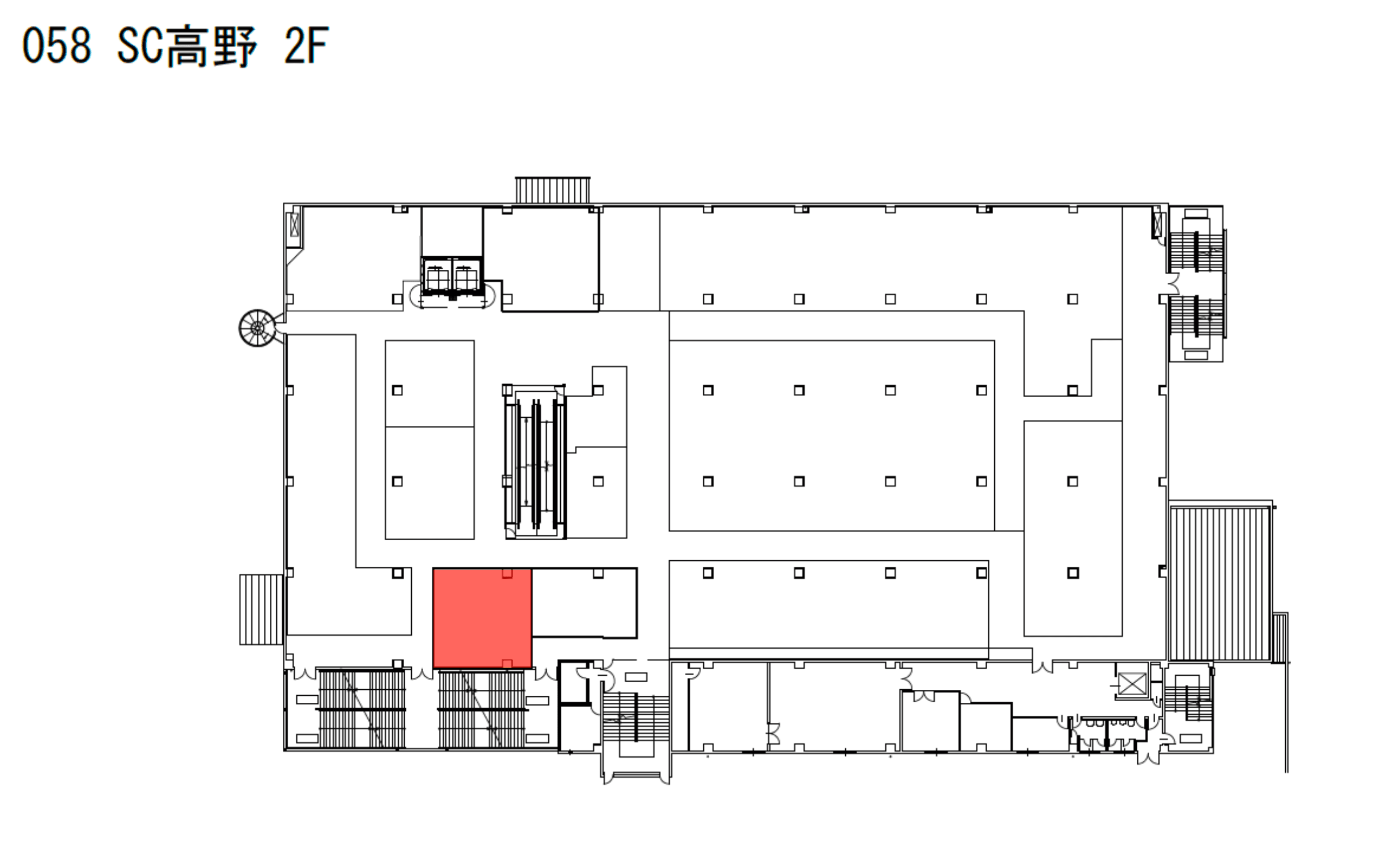 058_スペース003の図面・フロアマップ